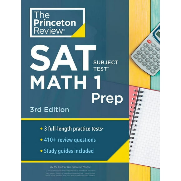 College Test Preparation: Princeton Review SAT Subject Test Math 1 Prep, 3rd Edition: 3 Practice Tests + Content Review + Strategies & Techniques (Paperback)