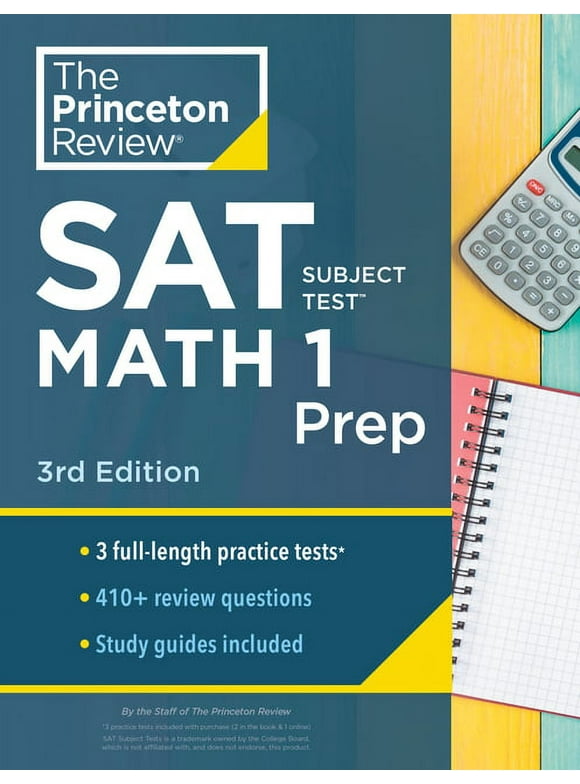 College Test Preparation: Princeton Review SAT Subject Test Math 1 Prep, 3rd Edition: 3 Practice Tests + Content Review + Strategies & Techniques (Paperback)