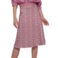 thumbnail image 4 of Moomaya Jupe Imprimée pour Femmes en Poly Spandex Tenue Décontractée Jupe d'Été pour Filles, 4 of 5