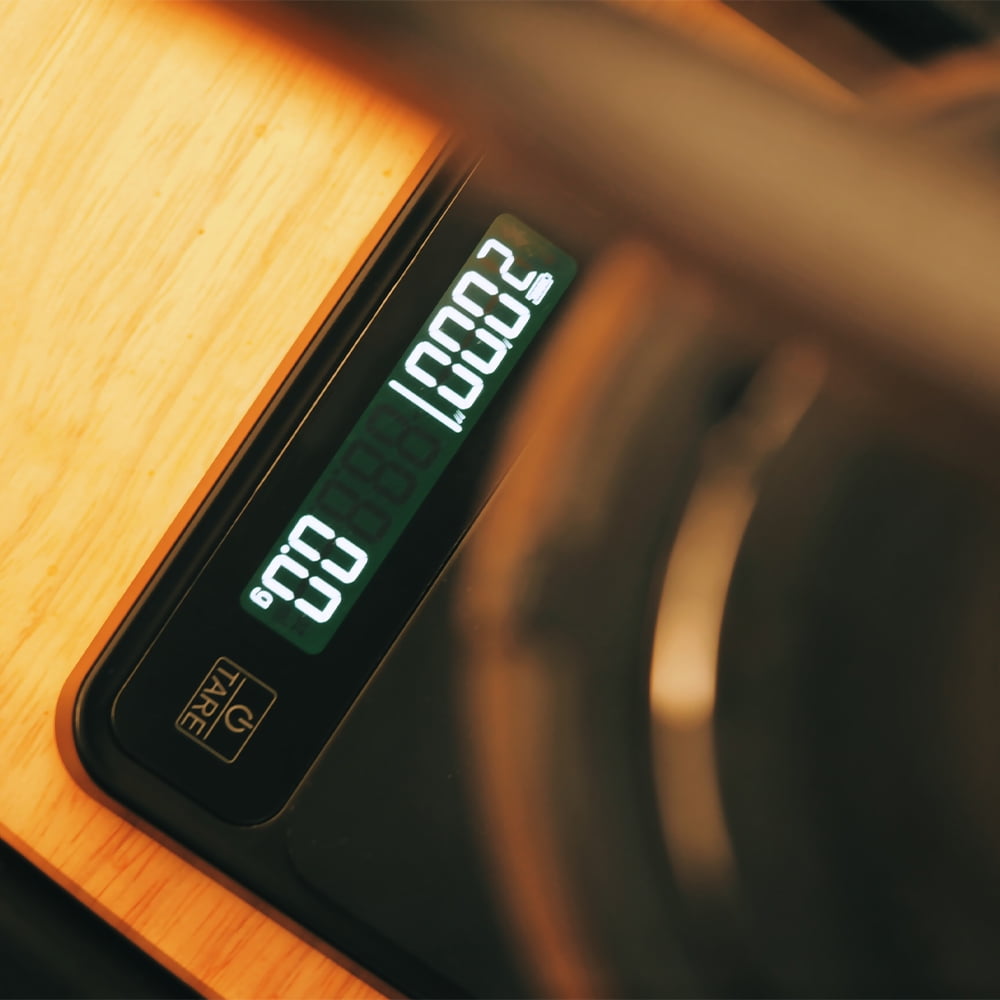 Coffee Scale with Timer, 0.1g High Precision, for Espresso and Hand Brewing, USB Rechargeable, with App Connectivity
