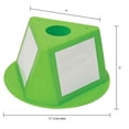 thumbnail image 3 of Inventory Control Cone W/ Dry Erase Decals, 10"L x 10"W x 5"H, Lime, Lot of 5, 3 of 3