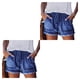 thumbnail image 3 of sweethay Pantalones cortos de mezclilla casuales Pantalones cortos de mezclilla suaves para mujeres con bolsillo Niñas Adolescentes Playa Type15 NO15, 3 of 6