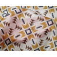 thumbnail image 4 of oneOone Silk Tabby Fabric Geometric Ikat Print Fabric By The Yard 42 Inch Wide, 4 of 4