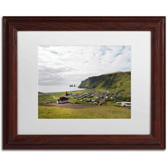 Trademark Fine Art 'Vik' Canvas Art by Philippe Sainte-Laudy, White Matte, Wood Frame