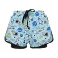 thumbnail image 4 of Odeerbi 5-14 Años Niños Lindos Pantalones de Natación Con Compresión Forrado Pantalones Cortos de Playa Secos Rápidos Con Bolsillos Pantalones Cortos de La Cintura Elástica, 4 of 6