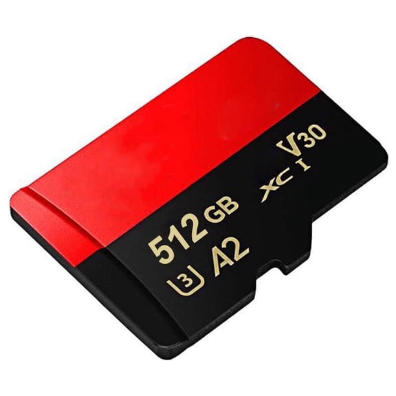 512 Micro SD Flash Memory Card Class 10 For Phones,Camera and PC Black/Red
