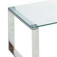 thumbnail image 3 of Uptown Club Farmer Small Transitional Stainless Steel Coffee Table in Silver, 3 of 3