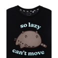 thumbnail image 3 of Pusheen Womens Black Short Sleeved T-Shirt, 3 of 5