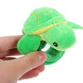 thumbnail image 3 of LRXIYODE 1Pack Turtle Plush Toy Slap Bracelet Green Color PP Cotton for Kids and Children, 3 of 7