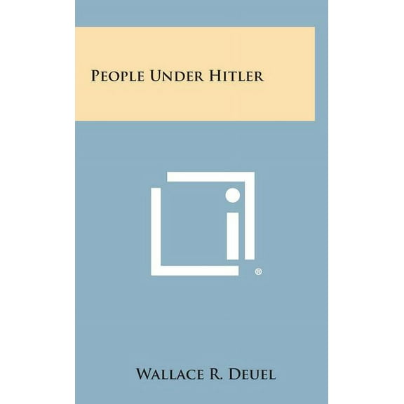 People Under Hitler (Hardcover)