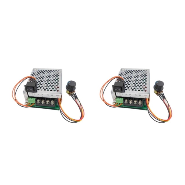 Bearachild DC 36V 48V 2000W Motor Speed Rotation Switch Voltage High-Power Dual Controller Governor Forward/Reverse Relay 2Conjunto