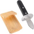 thumbnail image 1 of Pack of 2 Oyster Knife with Hand Protection Board Oyster Breaker Oyster Shucker Shell, 1 of 5