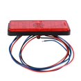 thumbnail image 3 of 2X LED Reflector Red Rear Tail Brake Stop Marker Light Truck Trailer SUV Motorcycle,2 x LED taillights reflectors,red, 3 of 5