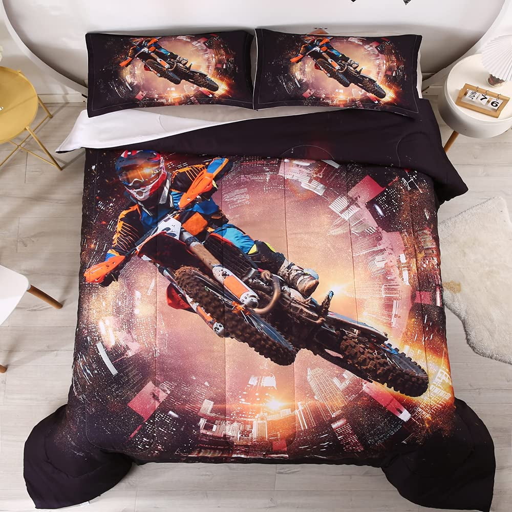 dirt bike comforter bedding