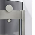 thumbnail image 4 of DreamLine Sapphire 56-60 in. W x 76 in. H Semi-Frameless Bypass Shower Door in Brushed Nickel and Gray Glass, 4 of 9