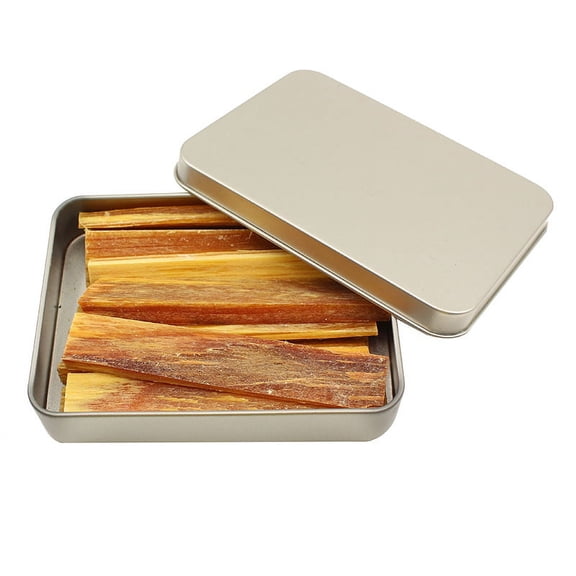 Sirius Survival Fatwood Fire Starting Sticks or Tinder for Emergency or Survival Situations - 3oz Tin for Long Lasting Storage & Reliable Use
