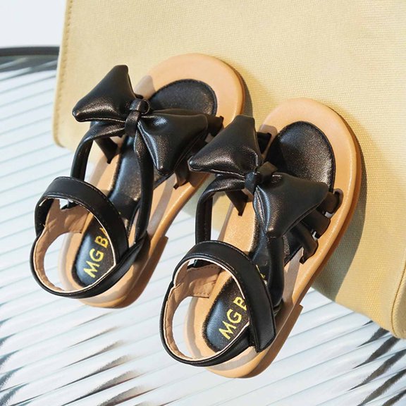 Realhomelove Girls Sandal Casual Flat Open Toe Lightweight Summer Shoes Hook Loop Sandal Outdoor Athletic Strap Beach Water Shoes for Toddler Little Kid(15 Months-7 Years)