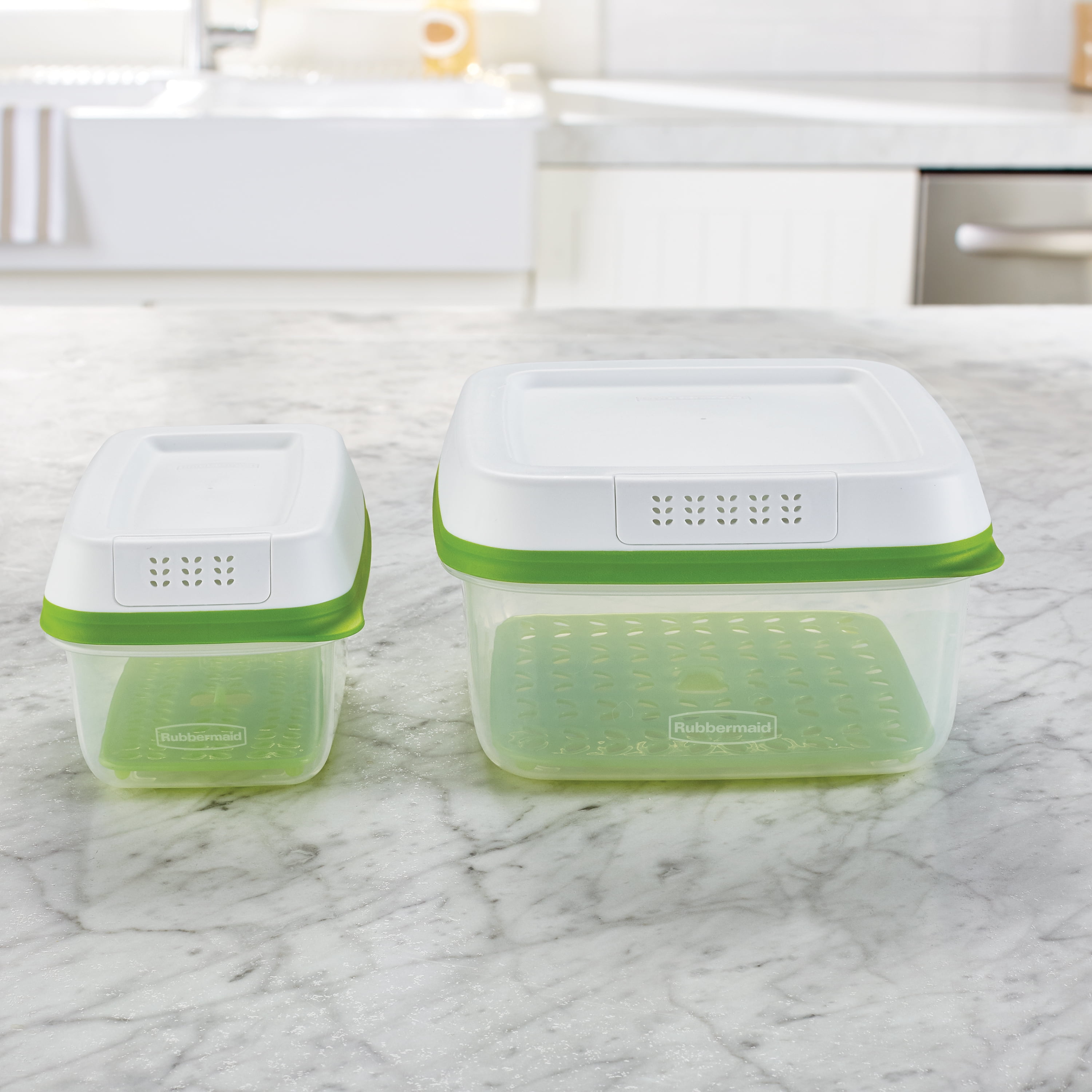 Rubbermaid Freshworks Food Preservation Containers, 6 Piece Set