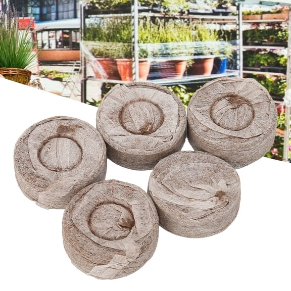 20Pcs 30mm Nursery Soil Seedling Soil Block Garden Flowers Vegetables Planting Accessory,Seedling Block,Peat Seedling Block