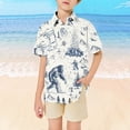 thumbnail image 2 of Shadoumai Classic Design Boys Casual Short Sleeve Shirt Comfortable Breathable Daily Wear Top For Kids Fashion, 2 of 7