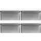 thumbnail image 1 of 4 cajas de hojalata de metal con tapa, organizador para el hogar, pequeñas latas., 1 of 7