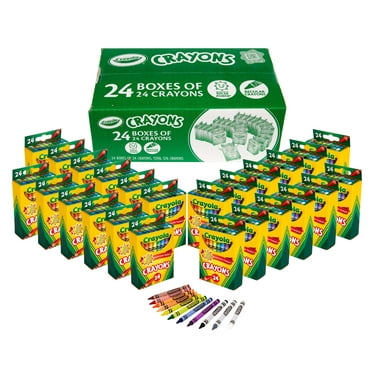 Crayola Crayons Bulk (24 Packs of 24), Bulk School Classroom Supplies, Classic Colors, 3 
