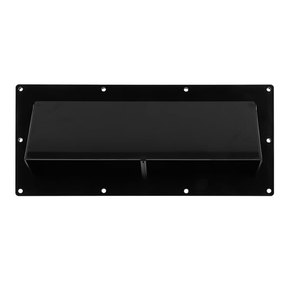 OUNONA RV Range Hood Vent Cover Black Plastic Smoke Removal Air Supply Replacement Part