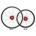 thumbnail image 2 of Tarazon 21" x 18" Front Rear Wheels Rim Red Hubs for Surron Ultra Bee Electric Dirt Bike, 2 of 5