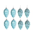 thumbnail image 2 of 8 Pieces Christmas Tree Decorations with Cone Pendant, Christmas Decoration Blue B, 2 of 9
