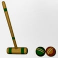 thumbnail image 2 of CafePress - Croquet Game - Adjustable Unisex Printed Trucker Hat with Mesh Back, 2 of 8