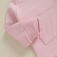 thumbnail image 5 of Okbabeha Toddler Boys Spring Fall Winter Outfits Solid Color Crew Neck Long Sleeve Sweatshirts and Long Pants 2Pcs Clothes Set, 5 of 7