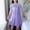 Purple, variant on Sakmal Casual Moomoo Womens Nightgown Lace Slip Knee Length Blue House Dress Short Sleeve Floral Nightgowns for Women