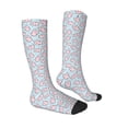 thumbnail image 3 of Fotbe Cute Rabbit print Women's Men's Novelty Crew Socks Cotton Socks Knee High Socks for Walking,Running,Nurses,Pregnancy, 3 of 8
