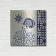 thumbnail image 3 of Luxe Metal Art 'Sea Shore Square II' by Studio Mousseau, Metal Wall Art, 36"x36", 3 of 7
