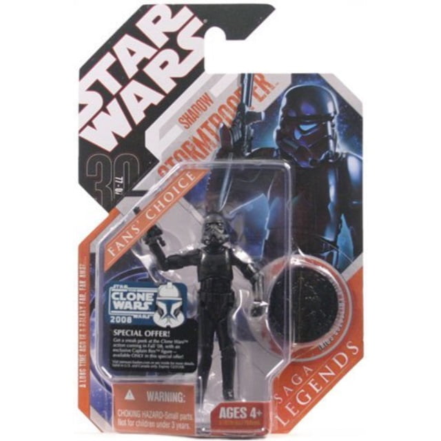 Hasbro Star Wars 30th Ann Fans Choice Shadow Stormtrooper Saga Legends Silver Coin Action Figure for sale online 