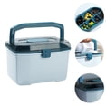 thumbnail image 3 of MasteelfCA Portable Medicine Box Transparent First Aid Box Medication Storage Organizer, 3 of 8