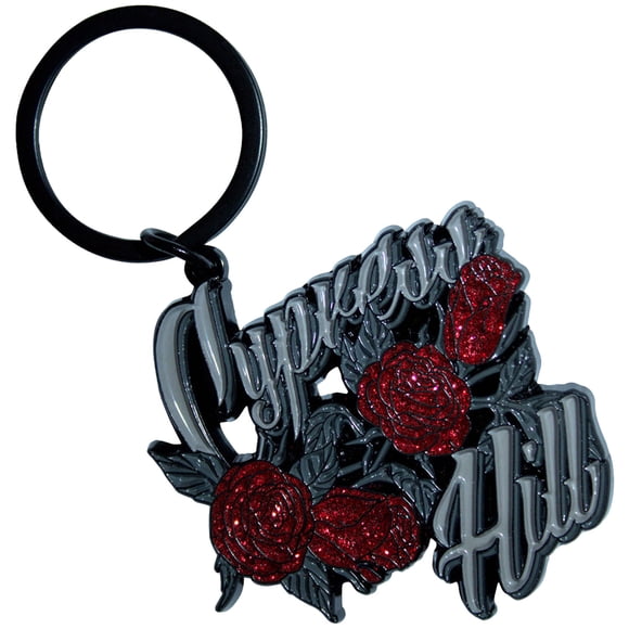 Cypress Hill Roses Logo Keyring
