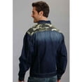 thumbnail image 2 of Stetson Western Jacket Mens Denim Logo Button Blue 11-097-0670-0651 BU, 2 of 2