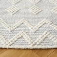 thumbnail image 3 of SAFAVIEH Natura Athens Southwestern Area Rug, Ivory/Light Blue, 6' x 6' Round, 3 of 8