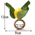 thumbnail image 5 of 4Pcs Lemon Napkin Rings, Fruit Napkin Holder Rings Dinner Table Decorations for Spring Fall Party, Wedding Banquet, Holiday, 5 of 5