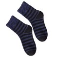 thumbnail image 1 of Calcetines de invierno Minnieouse 5 pares para hombre media pantorrilla Rayas azul marino, 1 of 6