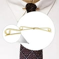 thumbnail image 6 of freneci Mens Tie Collar Bar Formal Jewelry Accessory Lapel Stick Metal Collar Holder Gold, 6 of 8