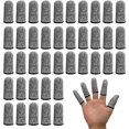 thumbnail image 1 of 40 Pcs de Protège-Doigts, Protège-Doigts Réutilisables, Poignets Élastiques, Protection Résistante pour Travail, Jardin, Cuisine, Sculpture, Bricolage (Gris), 1 of 5