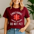 thumbnail image 4 of Emotional Support Husband Funny T-Shirt – Do Not Pet Shirt, Husband Gift, Father Day Tee, 4 of 5