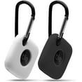 thumbnail image 1 of (2 Pack) CPDD Silicone Case Compatible for Tile Mate 2022 with Keychain, Anti-Scratch Lightweight Soft Protective Sleeve Skin Cover for Tile Mate Tracker 2022 (Device Not Included), Black, White, 1 of 6