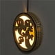 thumbnail image 3 of Luz Hueca De Madera Para Halloween Con Patrón De Bruja, Decoración Colgante Led Redonda De Halloween Para Ventana, Cerca De Árbol, Puerta, Escritorio De Oficina Advancent HA027580-05, 3 of 7
