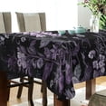 thumbnail image 5 of Yayeee Tablecloths 54" x 54" Rectangle Wrinkle Resistant Party Table Cover, Light Purple Flowers, 5 of 8