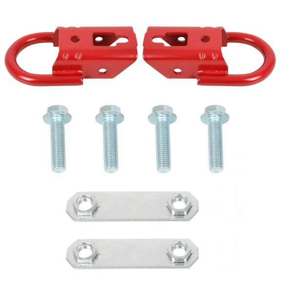 2 PCS CCIYU Tow Hook Accessories Heavy Duty Tow Shackles for Car Recovery and Towing Compatible with 2009-2024 for Ford for F150 Truck