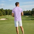 thumbnail image 5 of Hearthz Polo T Shirts for Men Quick Dry Short Sleeve Casual Shirts for Men Moisture Wicking Casual Business Mens Golf Polo, 5 of 9