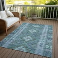 thumbnail image 6 of Addison Rugs Chantille Indoor/Outdoor Transitional Global Blue Washable Rectangle Rug, 3' x 5', 6 of 6